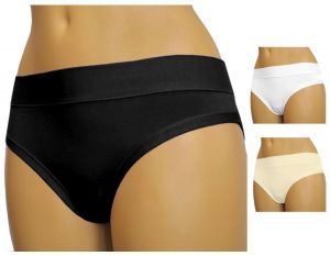 3 Pack Dámské bokové kalhotky z elastické bavlny Andrie PS2019