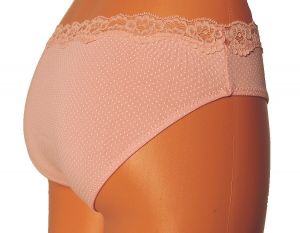 Dámské kalhotky z elastické bavlny PS2659 - růžové