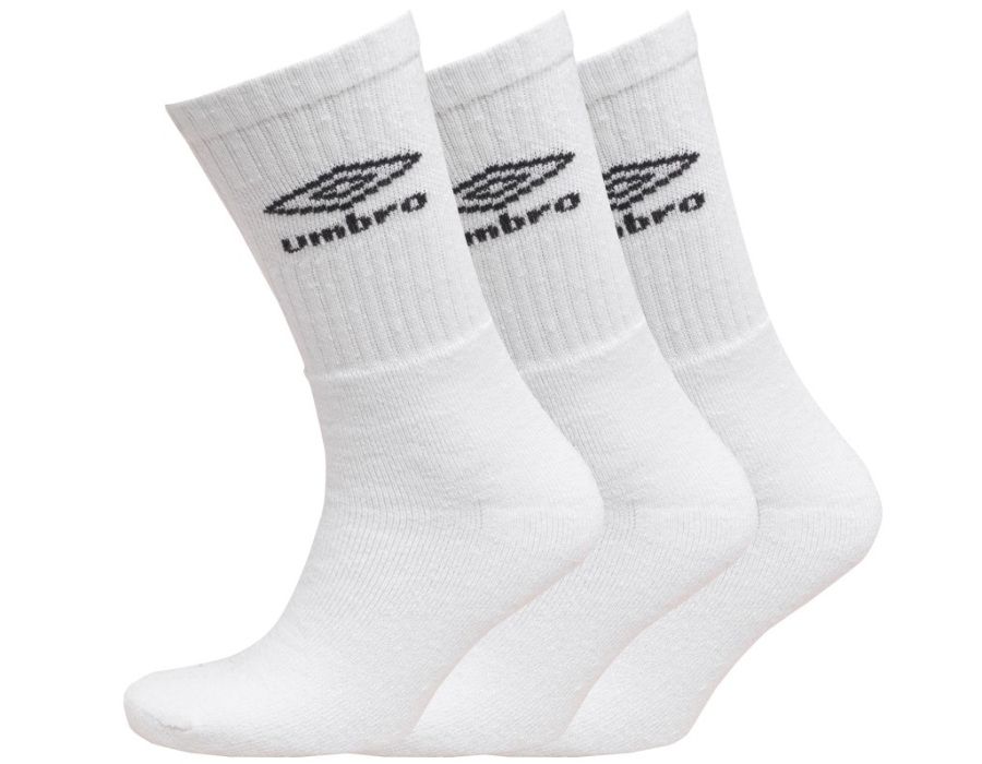 Pánské ponožky Umbro bílé - 3 Pack 39-42