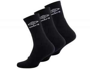 Pánské ponožky Umbro černé - 3 Pack