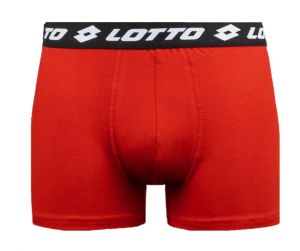 2 Pack Pánské boxerky Lotto - červeno-černé