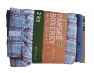 2 Pack Pánské trenýrky Molvy 100% BIO Bavlna KP088