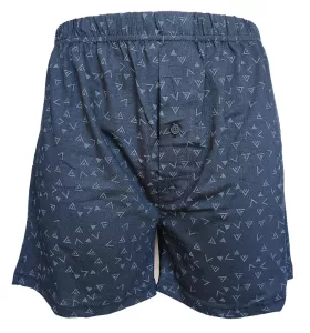 2 Pack Pánské trenýrky Molvy 100% Bavlna DC-008 - Jezevčíci a geometrie