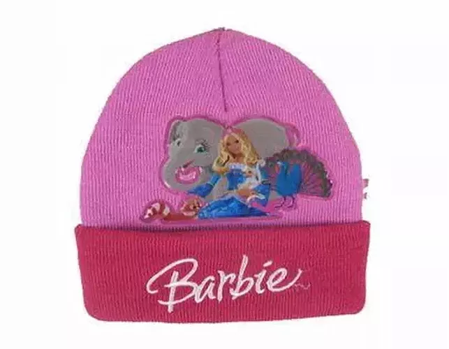 Zimní čepice Barbie a zvířátka LicenceOnly